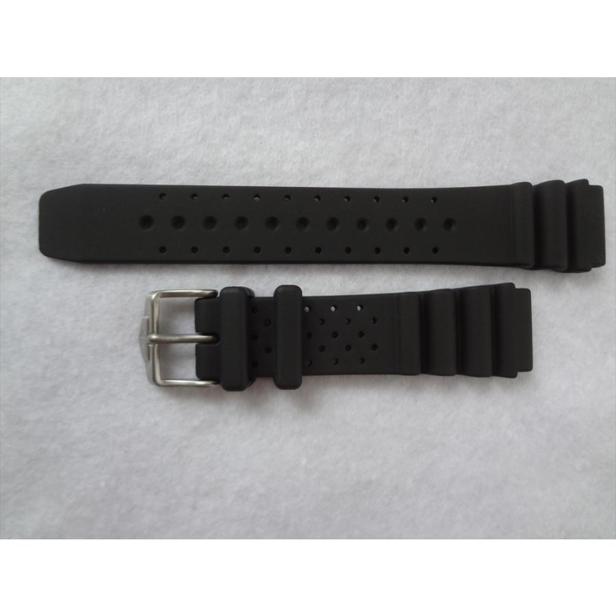 Citizen 純正 20mm ベルト PMA56-2791等用 腕時計バンド 黒 59-G0063の