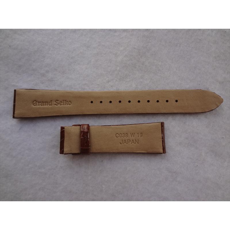 SEIKO 純正 バンド 19mm グランドセイコー SBGW258 9S64-00P0 用