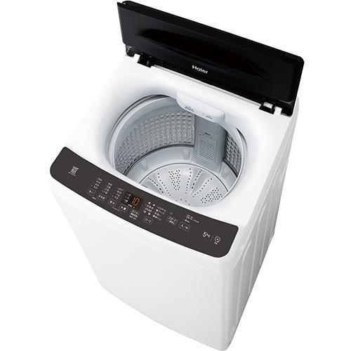 設置＋長期保証】ハイアール(Haier) JW-U50C-K ブラック 全自動洗濯機