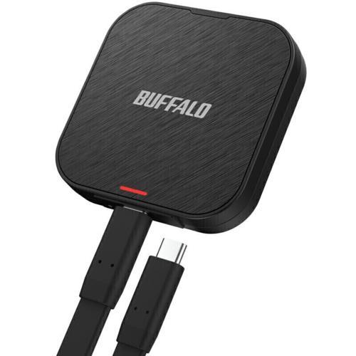 バッファロー(BUFFALO) SSD-PMS1.0U3-B USB 3.2(Gen 2) MagSafe