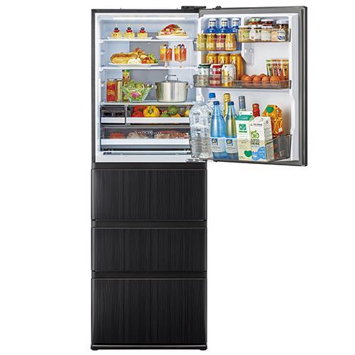 配送/設置エリア 東京23区 限定]アクア AQR-V43R-K ウッドブラック