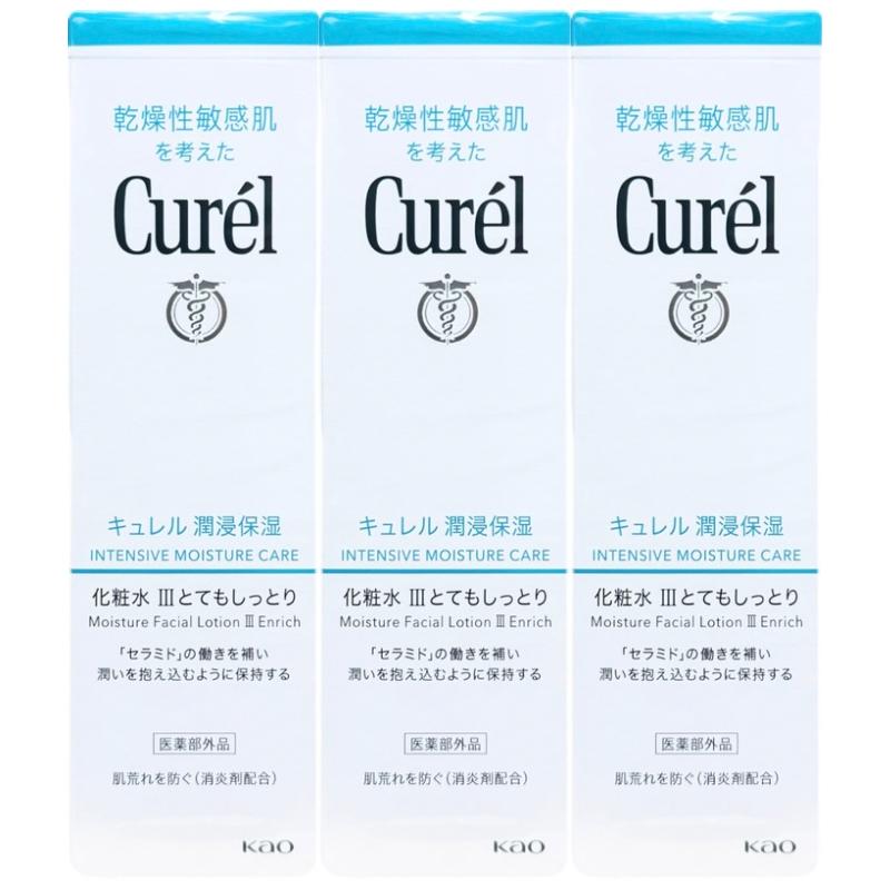 Curel キュレル 潤浸保湿化粧水3 とてもしっとり 150ml 化粧水III 3個