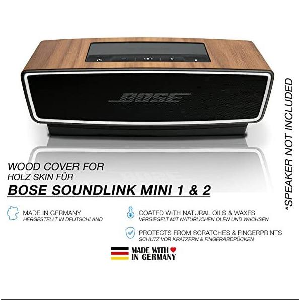 Balolo Bose SoundLink Mini II専用 ウォルナットウッド 木製 カバー