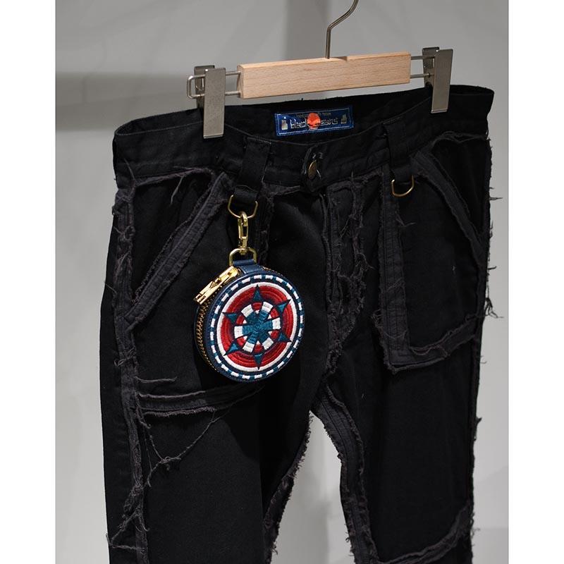 ブラックミーンズ blackmeans 刺繍コインケース レザー 牛革 革小物