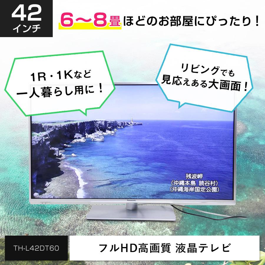 VIERA パナソニック フルHD液晶テレビ 42V型 (2013年製) 中古 TH