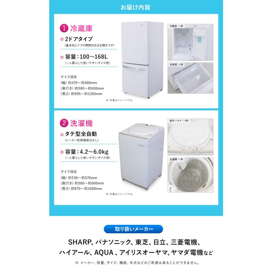 AQUA（アクア） 中古家電セット 一人暮らし 単身用 2点セット 冷蔵庫