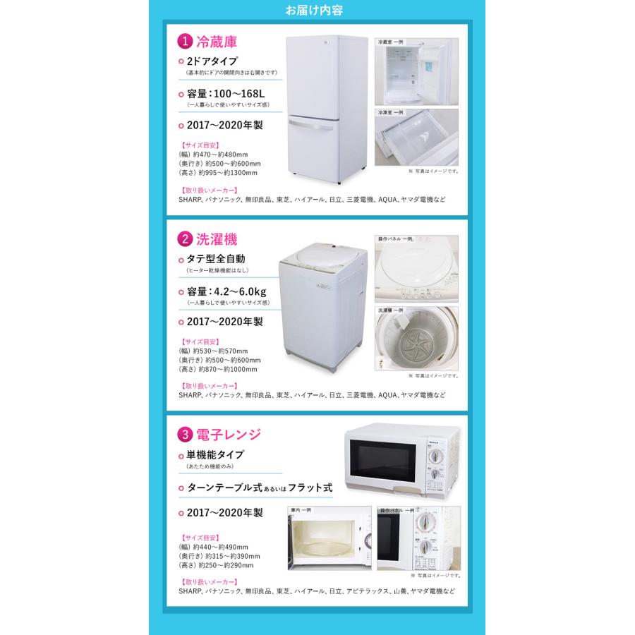 SHARP（シャープ） 中古家電セット 一人暮らし 単身用 4点セット