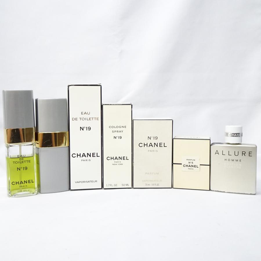 シャネル19 香水 100mlと7.5ml 2本 使いかけのまとめ売り シャネル19