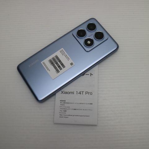 新品未使用 SIMフリー Xiaomi 14T Pro 256GB チタンブルー スマホ 即日