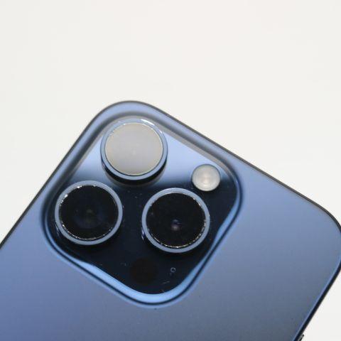 超美品 SIMフリー iPhone15 Pro 256GB ブルーチタニウム スマホ Apple
