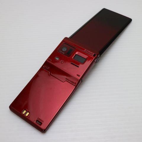 美品 F-01E レッド 即日発送 ガラケー FUJITSU DoCoMo 本体 白ロム