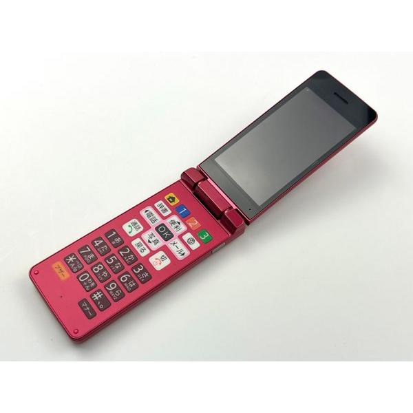 SHARP（シャープ） SoftBank かんたん携帯11 ピンク A207SH ガラホ 白