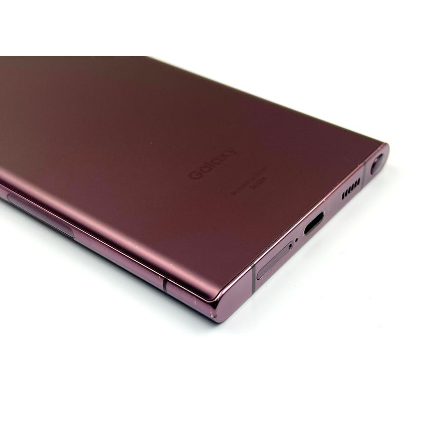 Galaxy S au S22 Ultra 12GB/256GB バーガンディ SCG14 ギャラクシー