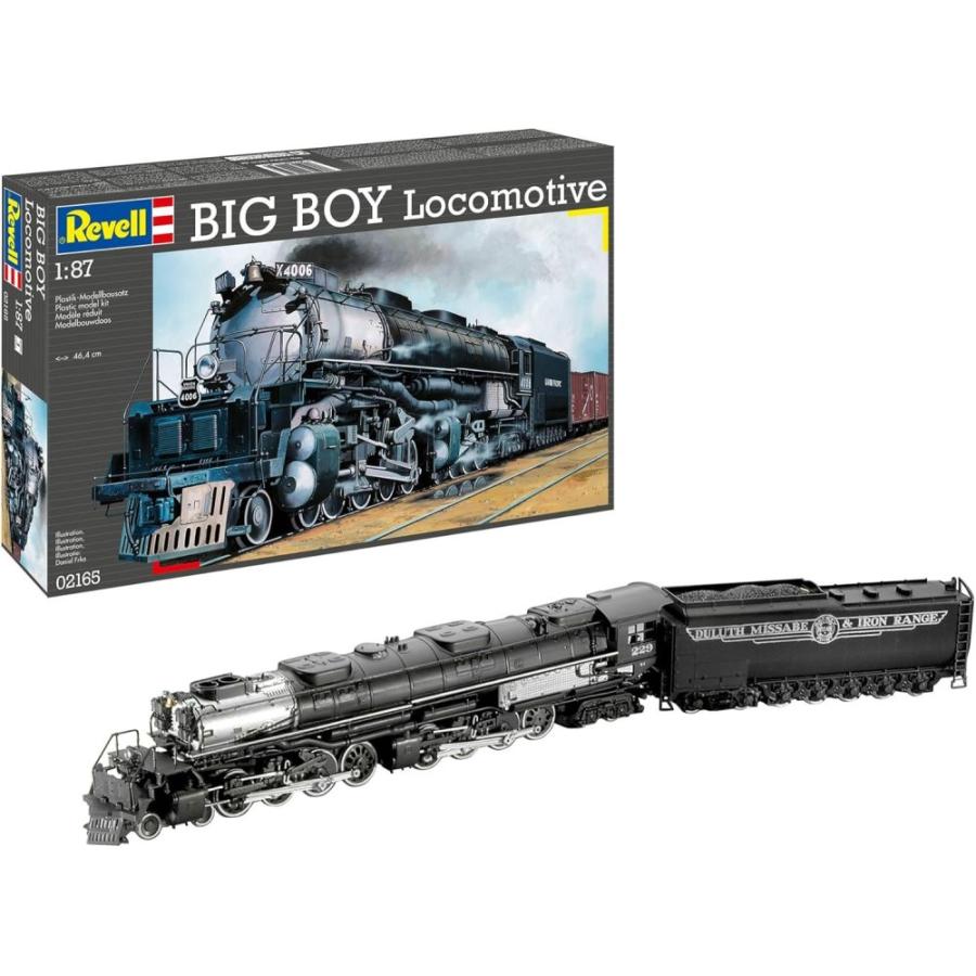 ドイツレベル 蒸気機関車 鉄道模型 プラモデル 1/87 BIG BOY ビッグ