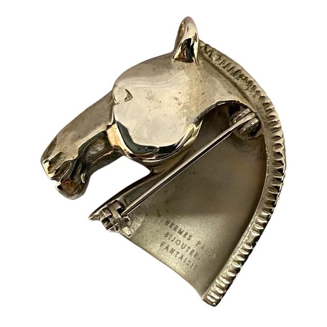 HERMES（エルメス） ブローチ ピンブローチ アクセサリー ホースヘッド