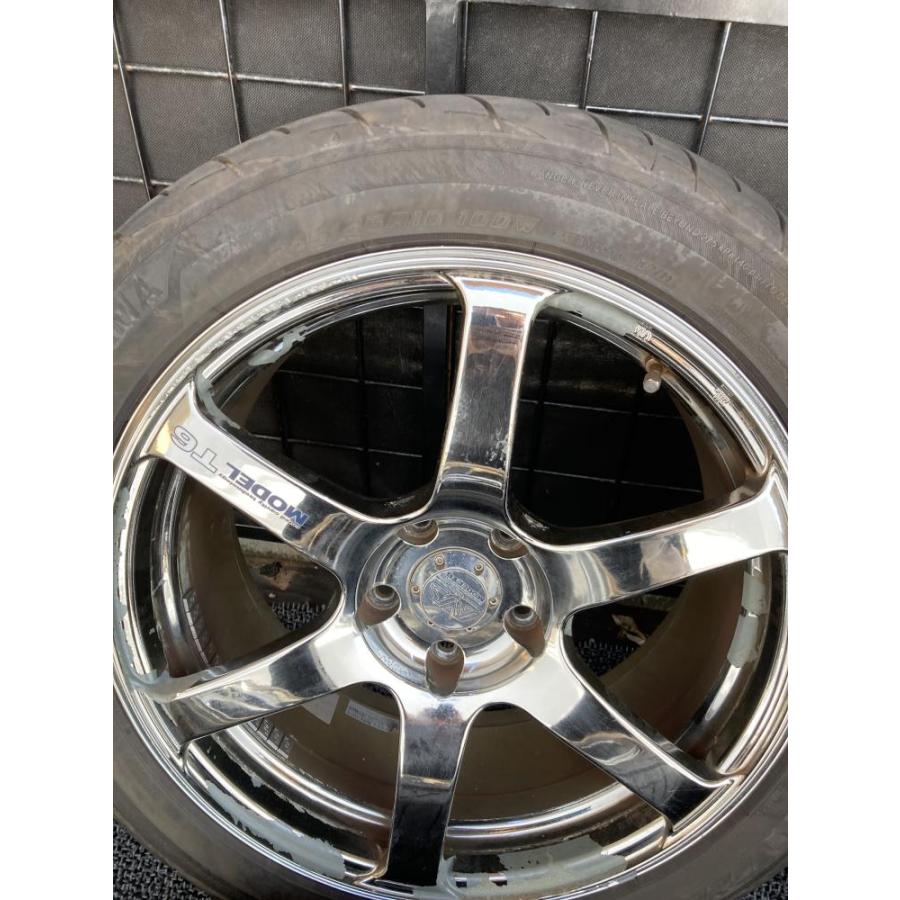 ヨコハマタイヤAVS MODEL T6アルミホイール 245/45R18 リム径18(F/R