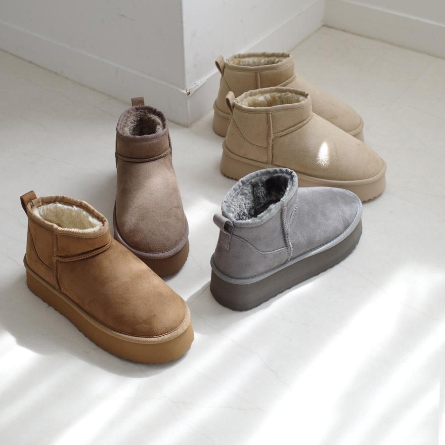 AmiAmi（アミアミ） ムートンブーツ レディース 厚底 おしゃれ ボア