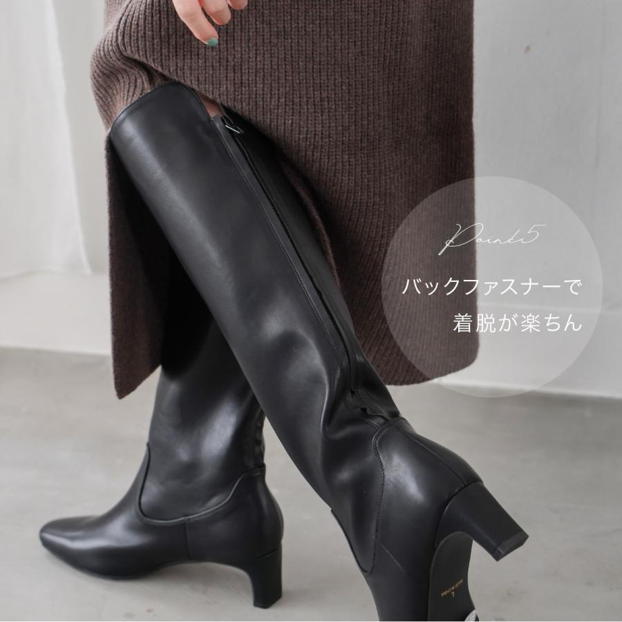 AmiAmi（アミアミ） ロングブーツ レディース 歩きやすい ゆったり 筒