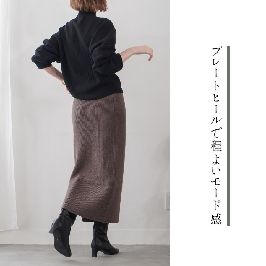 AmiAmi（アミアミ） ロングブーツ レディース 歩きやすい ゆったり 筒