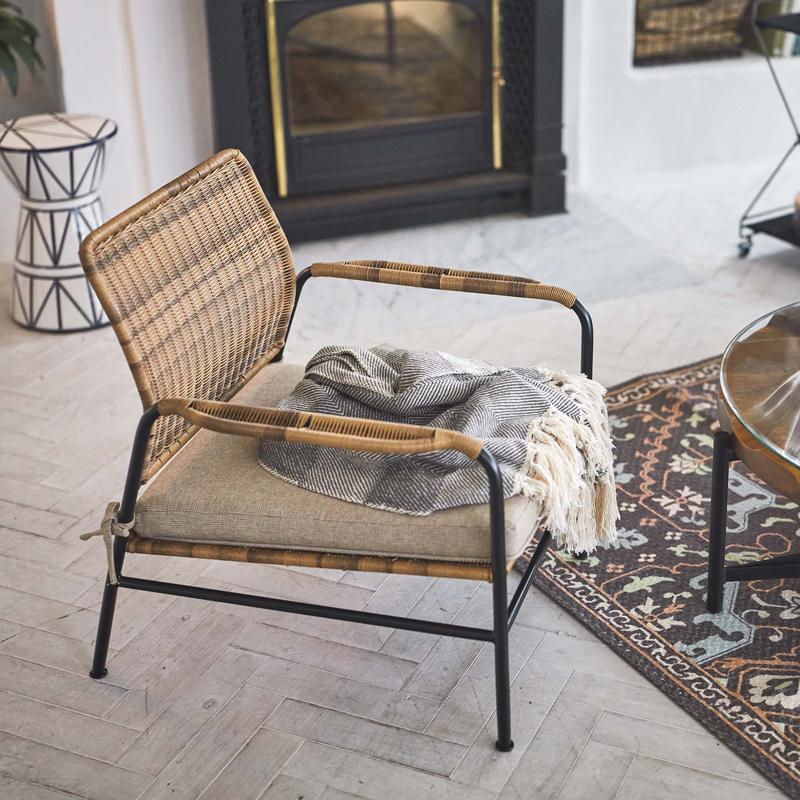 アジアン家具 パーソナルチェア リラックスチェア ラウンジチェア 1p