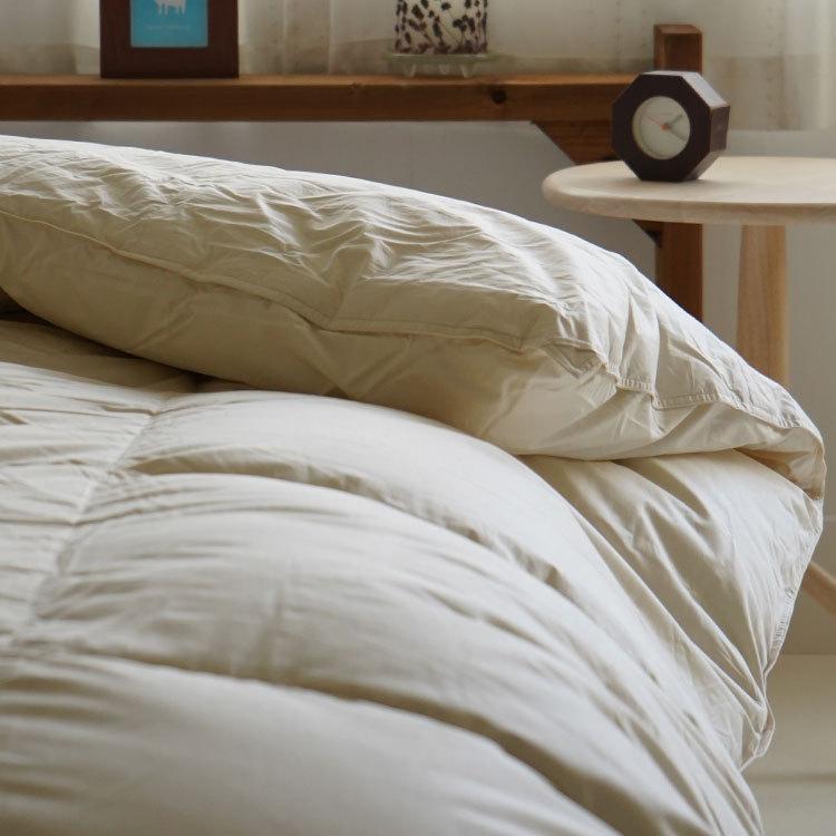 羽毛布団 ダブル スーパーロング 190×230cm 掛け布団 ロイヤルゴールド