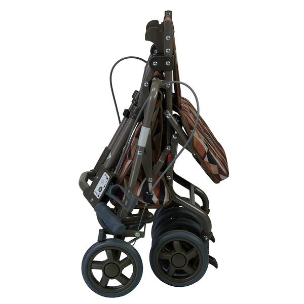 サニーウォーカーSP（小）／格子NB（島製作所）シルバーカー