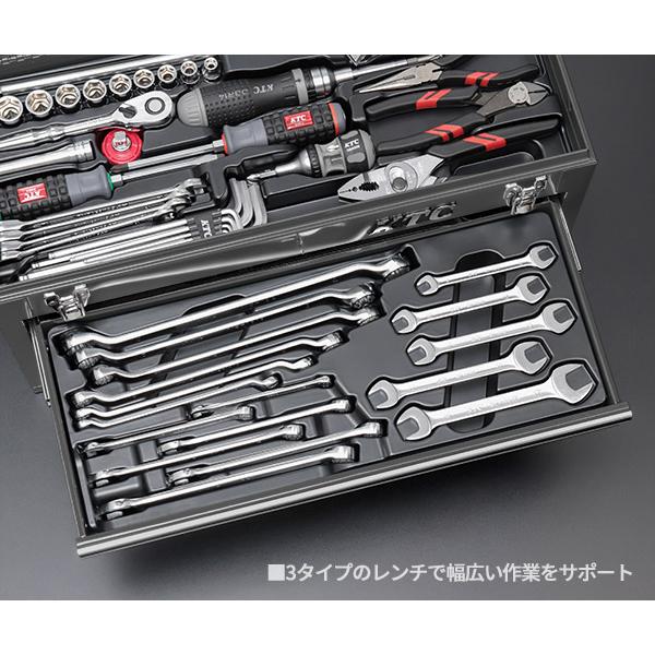 KTC KTC 9.5sq. 72点工具セット マットグレー SK37220XMGYEM