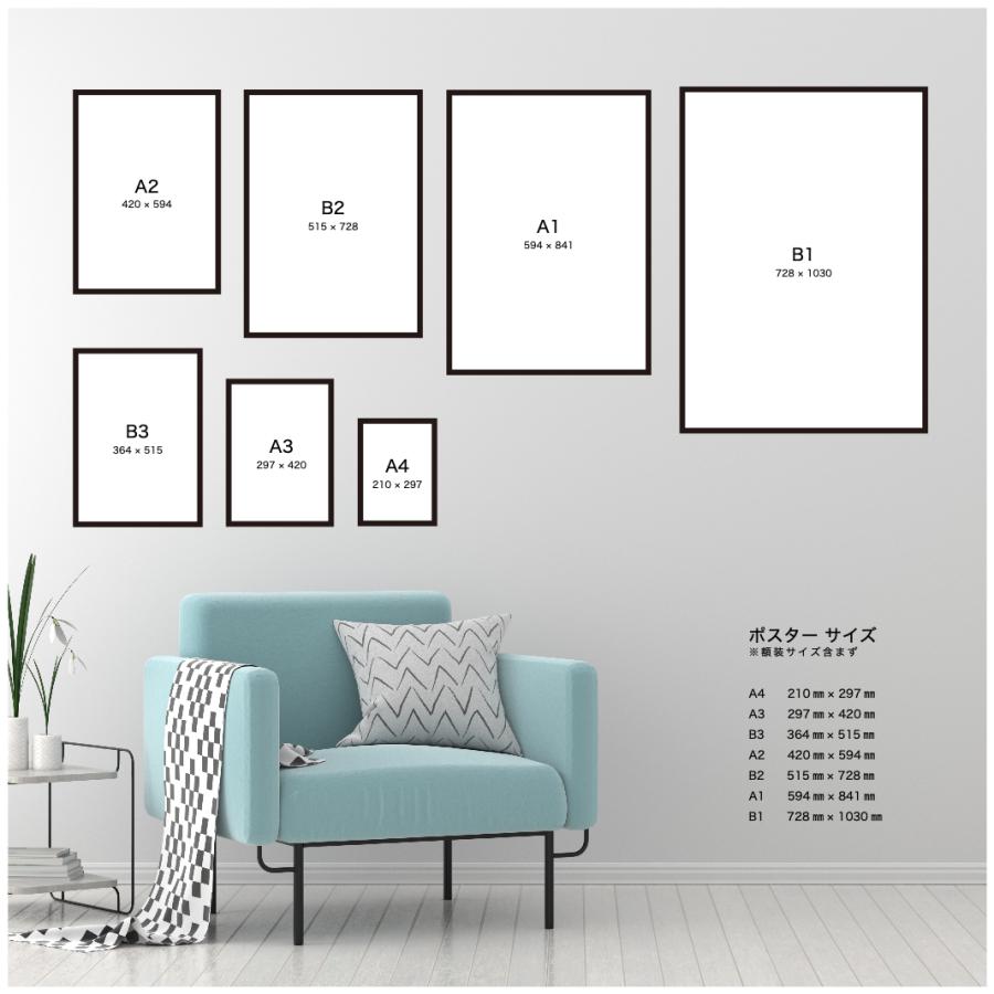 アート 北欧 ポスター おしゃれ A4 A3 B3 A2 B2 A1 B1 30×40 40×50 50
