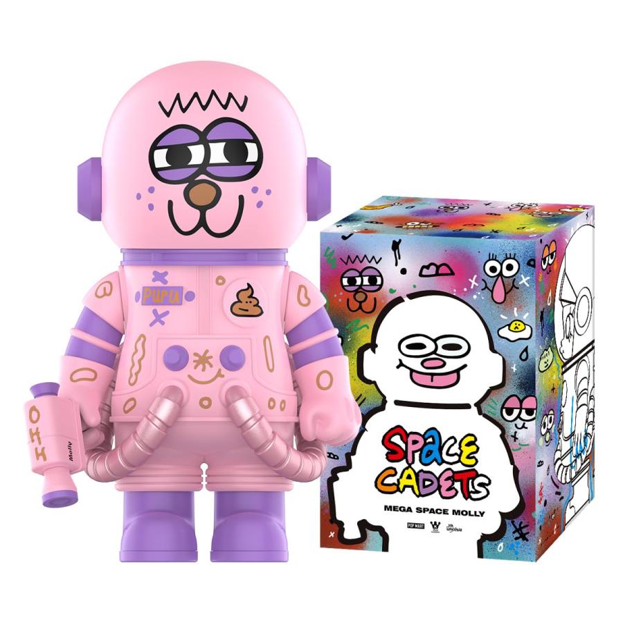 POP MART MEGA SPACE MOLLY 400% JON BURGERMAN CADETS シリーズ 【1
