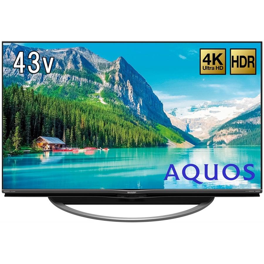 AQUOS シャープ SHARP 4T-C43AM1 4K 43V型 地上・BS・CSデジタル