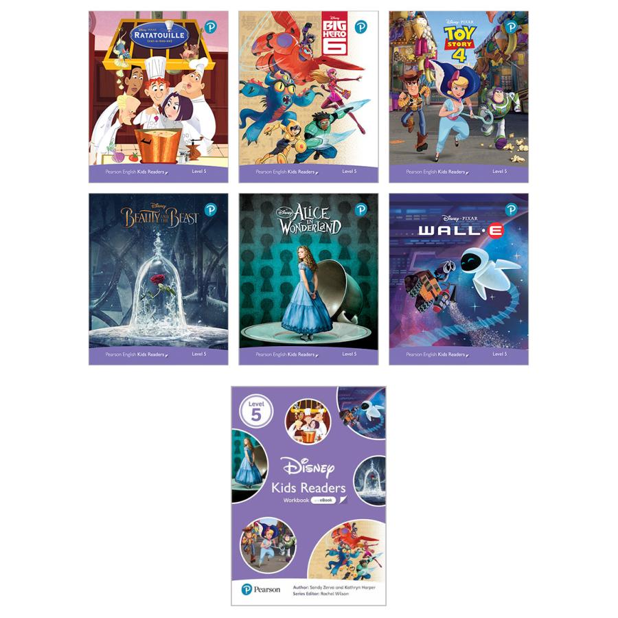 Disney（ディズニー） 絵本 Disney Kids Readers Level 5 Pack 英語