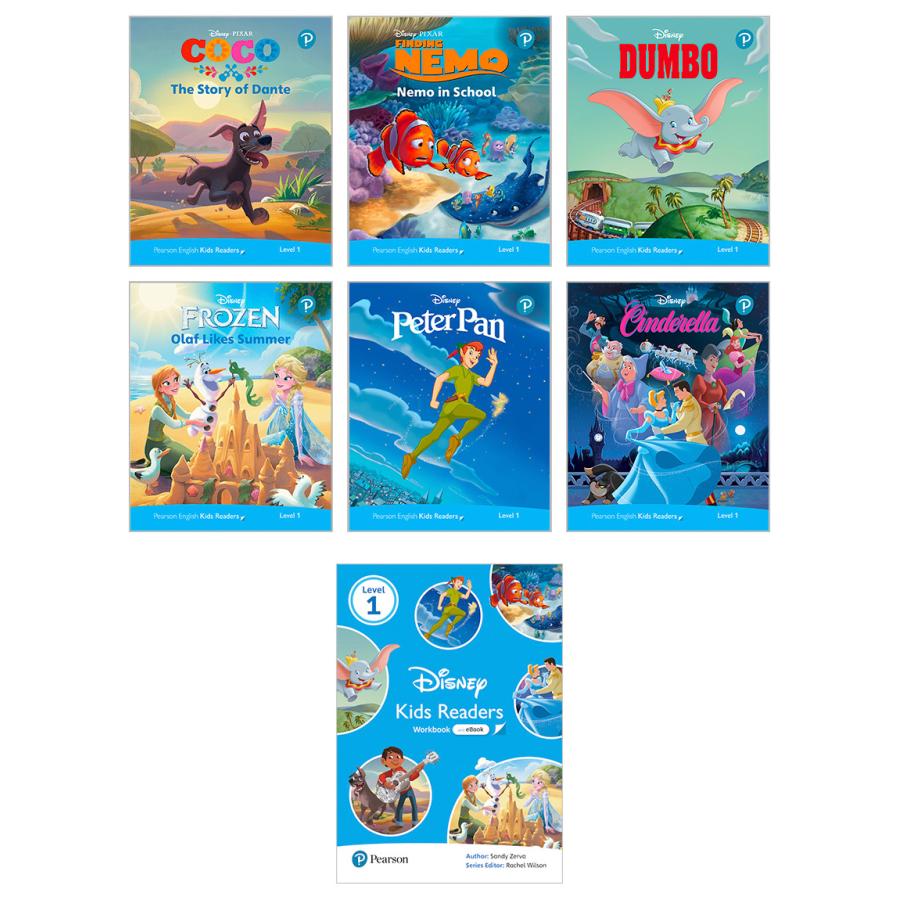 Disney（ディズニー） 絵本 英語 Disney Kids Readers Level 1 Pack