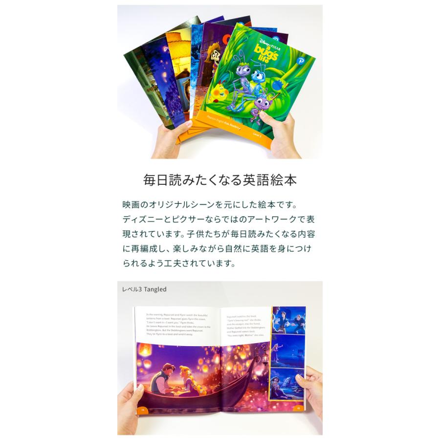 Disney（ディズニー） 絵本 英語 Disney Kids Readers Level3 Pack