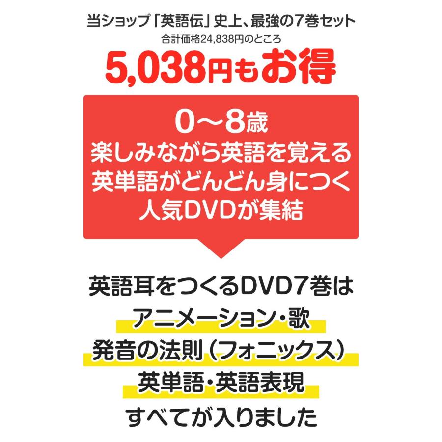 Goomies と Pinkfong DVD 7巻セット 英語 dvd 子供 英語歌 子ども英語