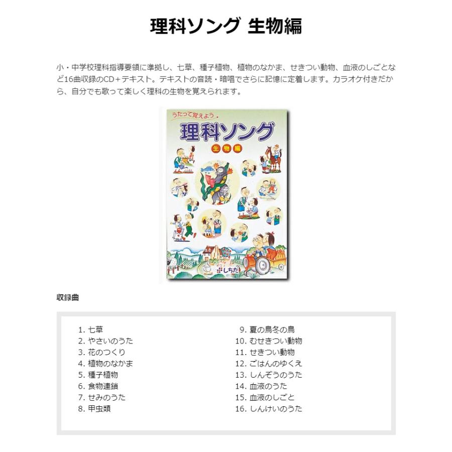 特典付 七田式 社会科・理科ソング ソングプリント 5科目セット 日本