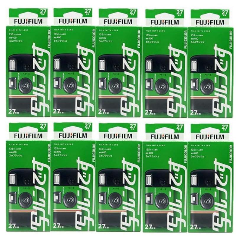 写ルンです シンプルエース 27枚撮り 新パッケージ 10個セット 富士