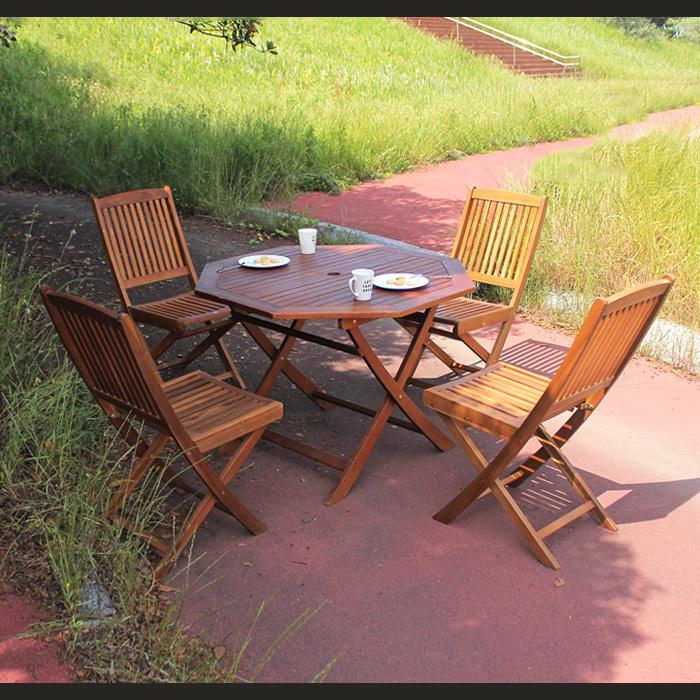イケア（IKEA） ガーデン テーブル セット 110幅 ガーデン5点セット