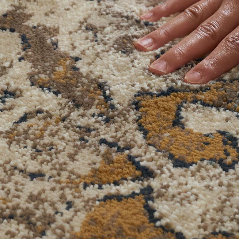 ラグ マット エジプト製 ペルシャ パッチワーク アンティーク風 絨毯