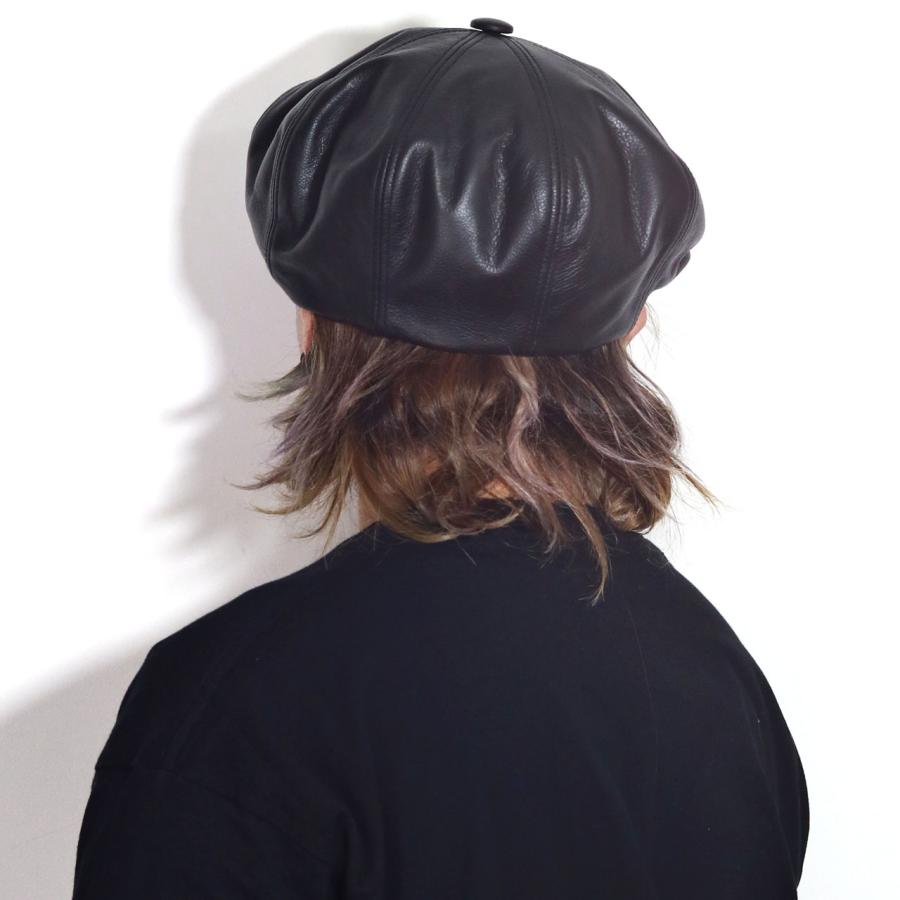 NEW YORK HAT（ニューヨークハット） レザーキャスケット 革