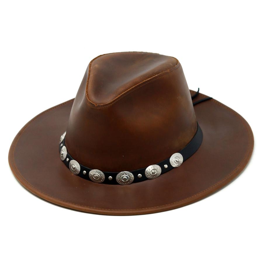 ハット レザー カウボーイハット 牛革 ヘンシェル アメリカ HENSCHEL