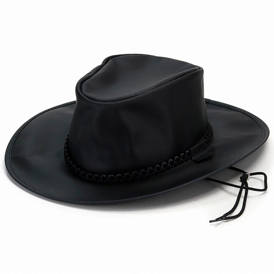 帽子 メンズ レザー 本革 アメリカ製 Head'n Home カウボーイハット