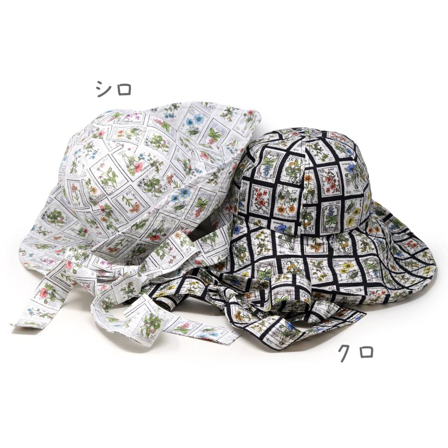 Barairo no Boushi 帽子 レディース UVカット 春夏 つば広 バラ色の