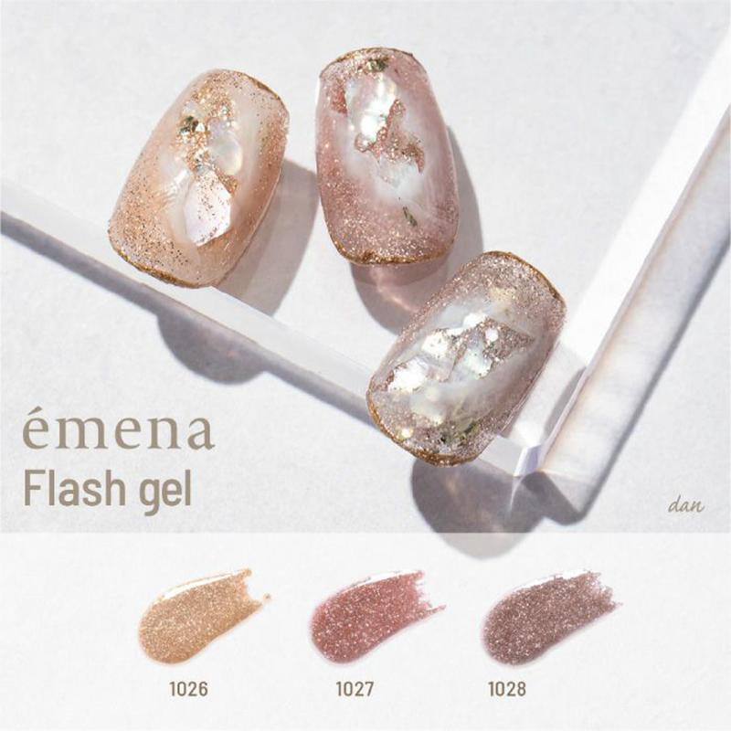 エメナ emena Flash gel 8g 6色からご選択 1026 1027 1028 1310 1311