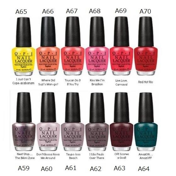 O・P・I（オーピーアイ） マニキュア ブラジルコレクション NL A59 A60