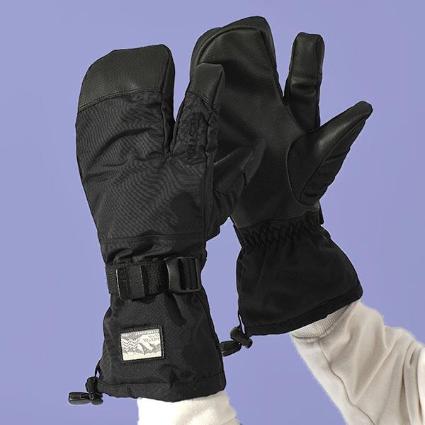 HESTRA（ヘストラ） レザーミトン Gauntlet Sr 3-Finger MITTEN メンズ