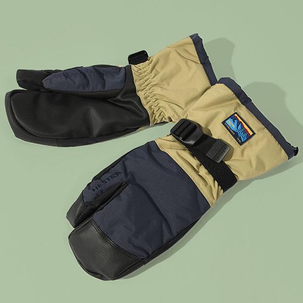 HESTRA（ヘストラ） レザーミトン Gauntlet Sr 3-Finger MITTEN メンズ