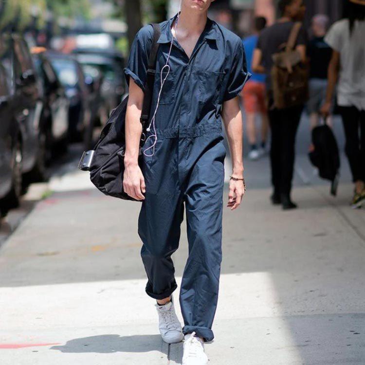 送料無料 M 春夏 半袖ツナギ 作業服 全2色 作業着 半袖 つなぎ L XL