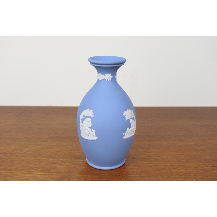 WEDGWOOD（ウェッジウッド） ジャスパー 花瓶 ペールブルー フラワー