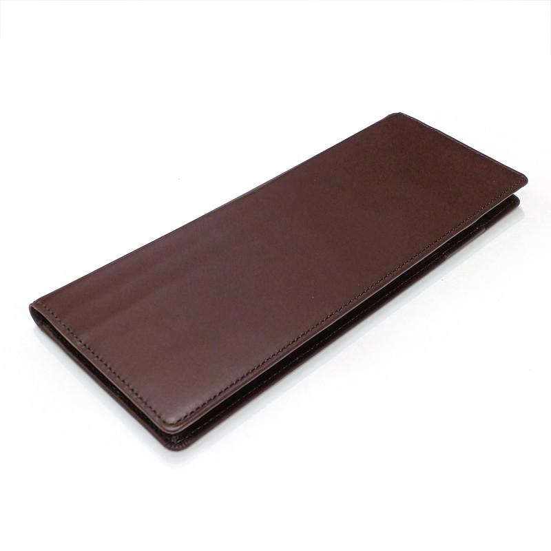 NAGASAWAオリジナル A5ハーフマルチジャケット ブラウン 本革 メモ