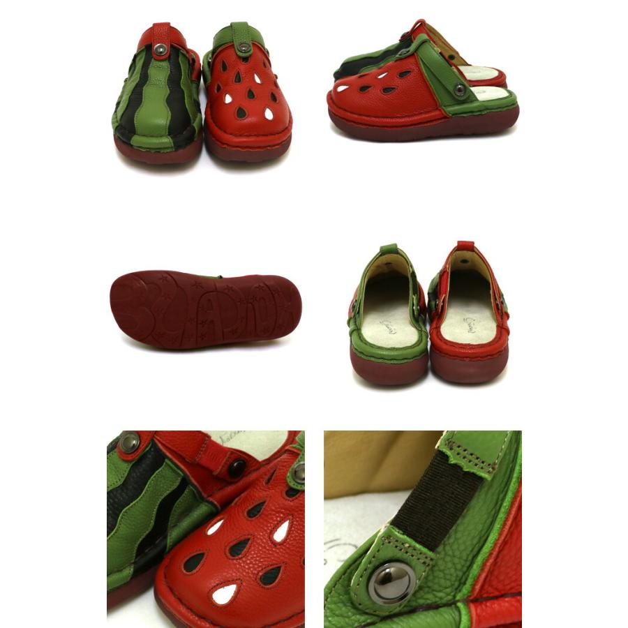 送料無料 サボ サンダル エスタシオン 靴 レディース estacion 本革